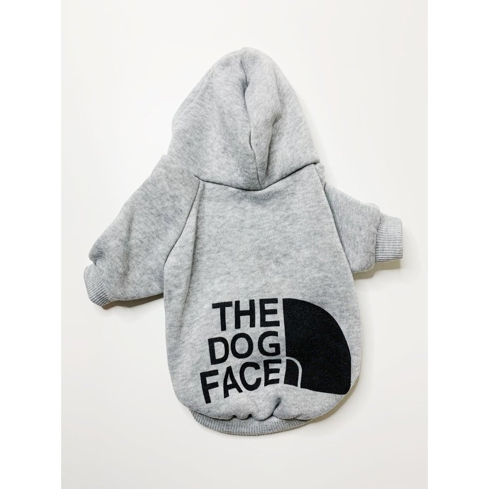 “The Dog Face” Gray Puppy Hoodie